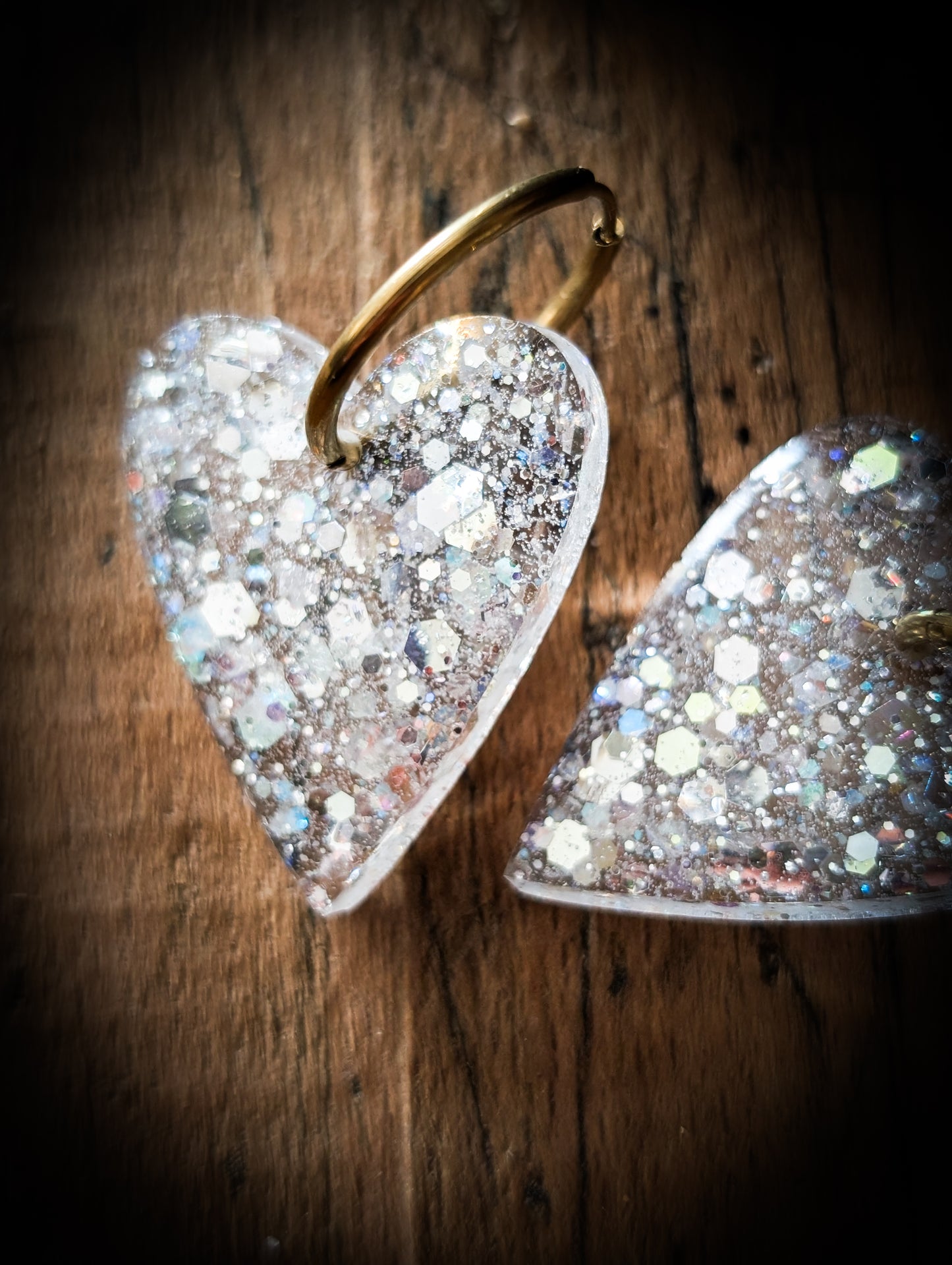 BO Heart 3cm Cristal Glitters